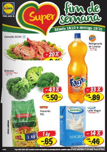 Novo folheto LIDL 18e19out