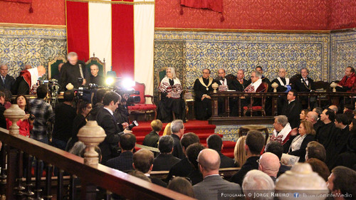 Doutoramento Honoris Causa de António Guterres pela Universidade de Coimbra. Comunicação Social