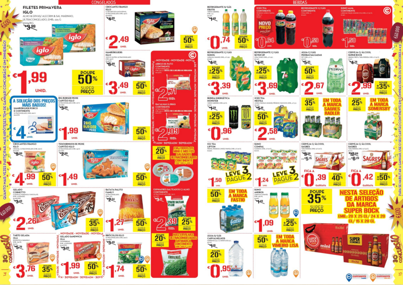 Antevisão folheto Continente especial fim semana