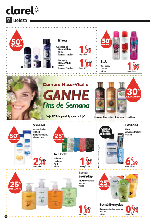 Antevisão folheto Clarel 