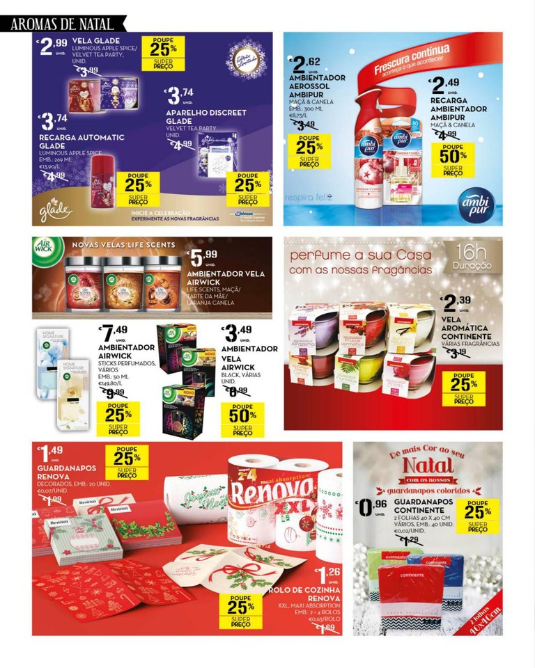 Antevisão folheto Continente especial Natal