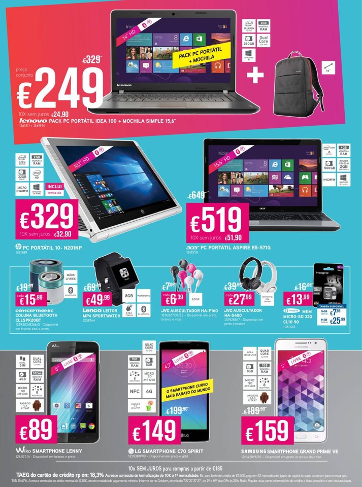 Antevisão folheto Radio Popular 