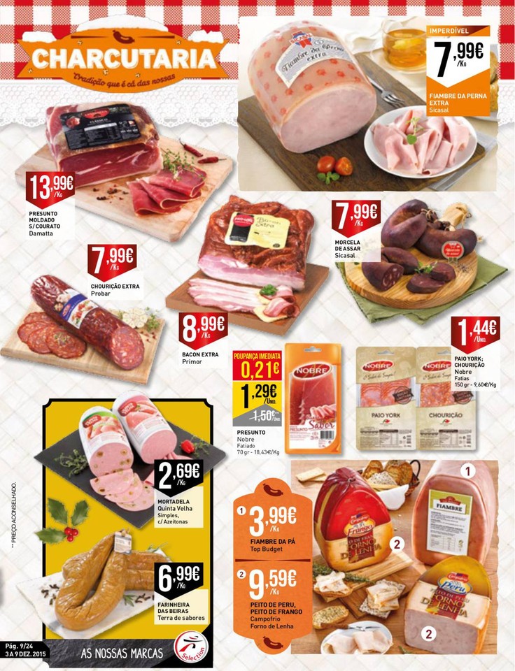 Antevisão folheto Intermarche 3 a 9 dez Antevisão folheto Intermarche