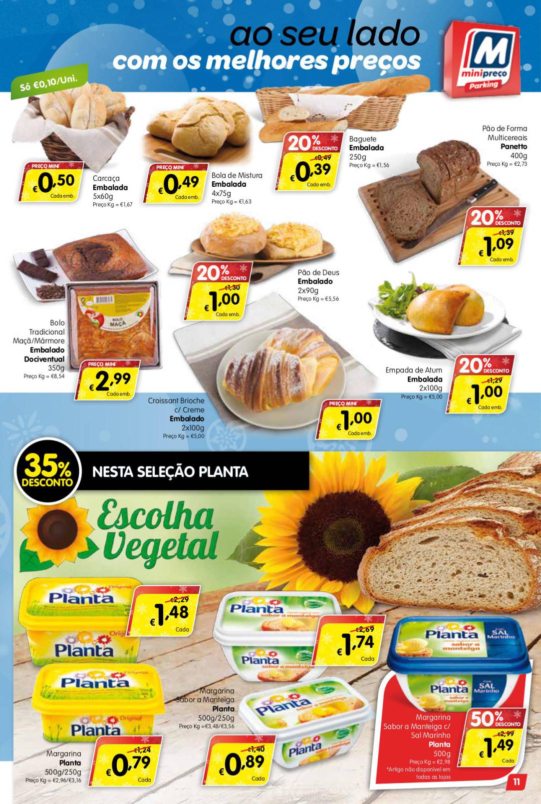 Antevisão folheto Minipreço Parking