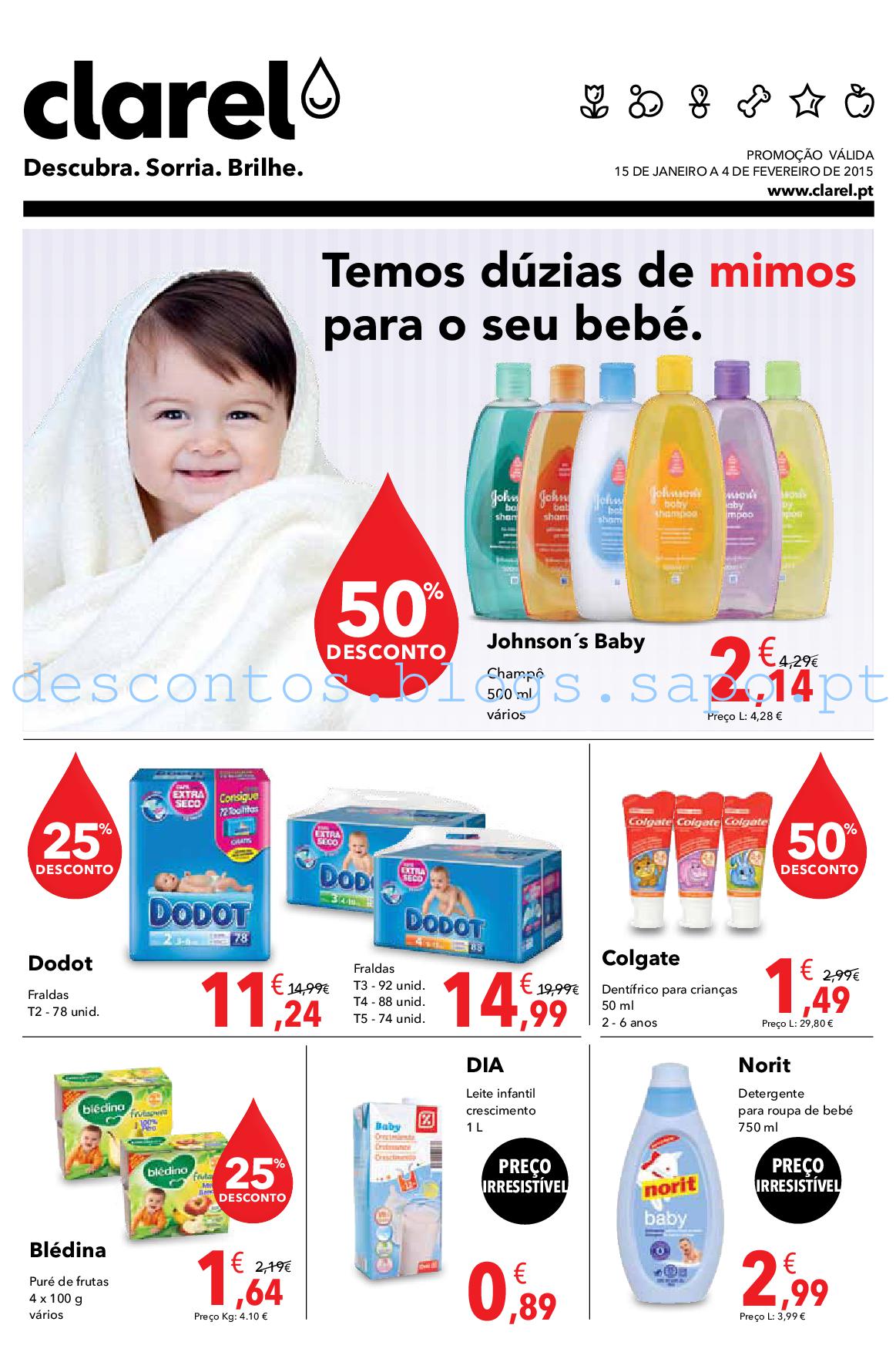 Antevisão folheto Clarel 