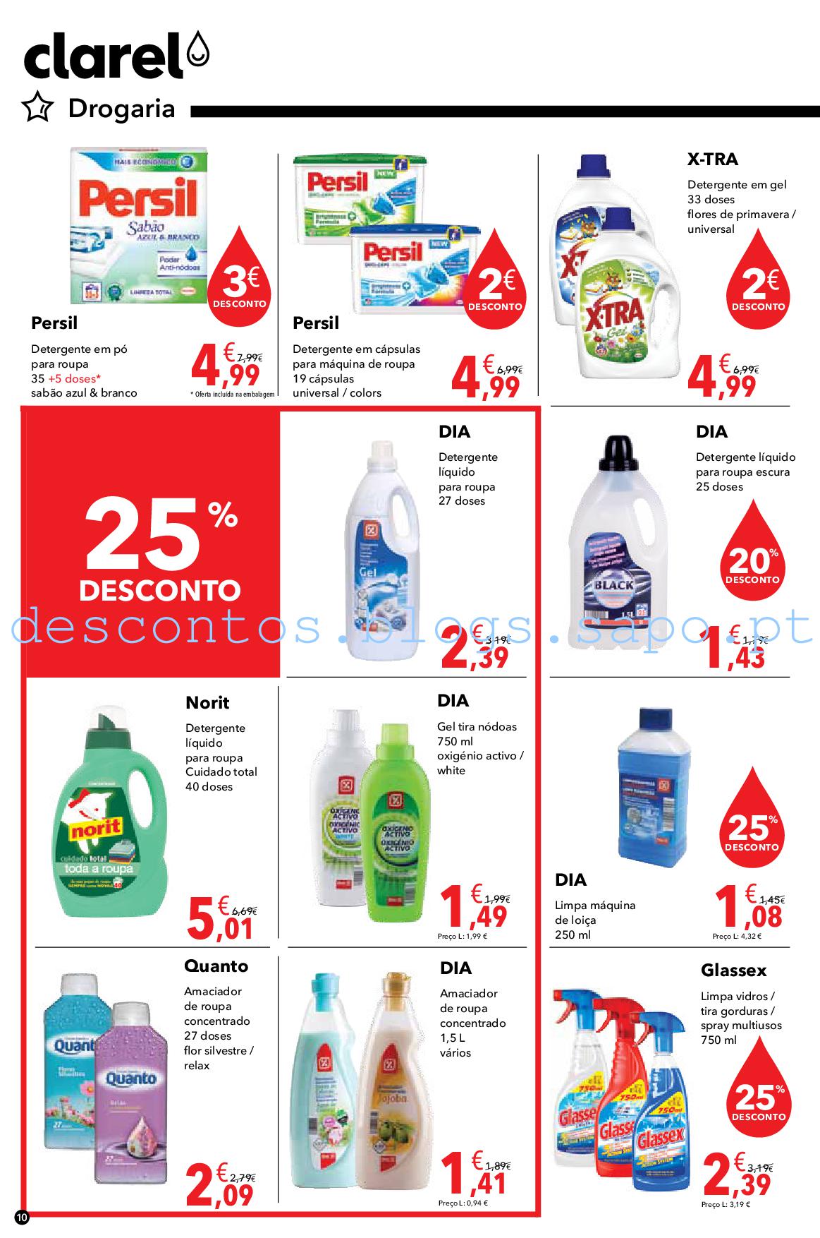 Antevisão folheto Clarel 