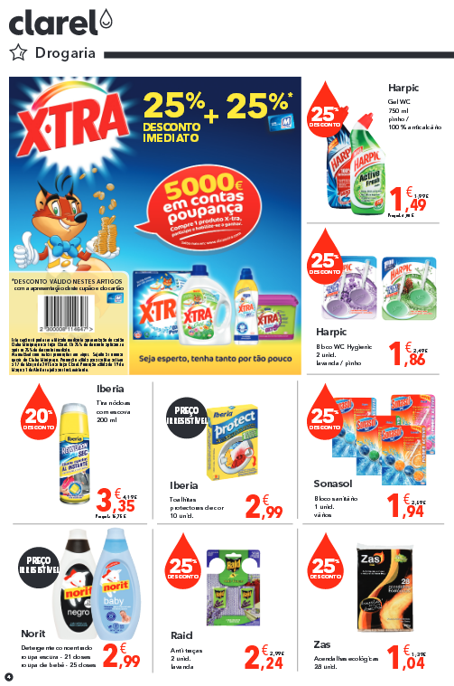 Antevisão folheto Clarel  