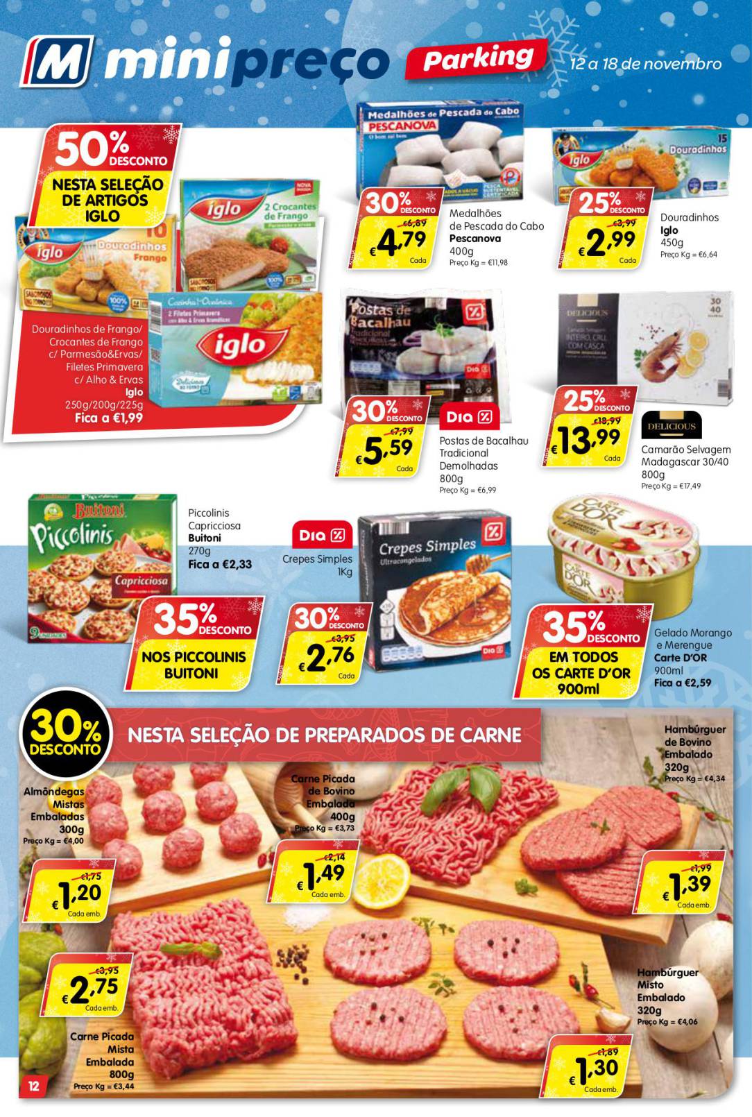 Antevisão folheto Minipreço Parking