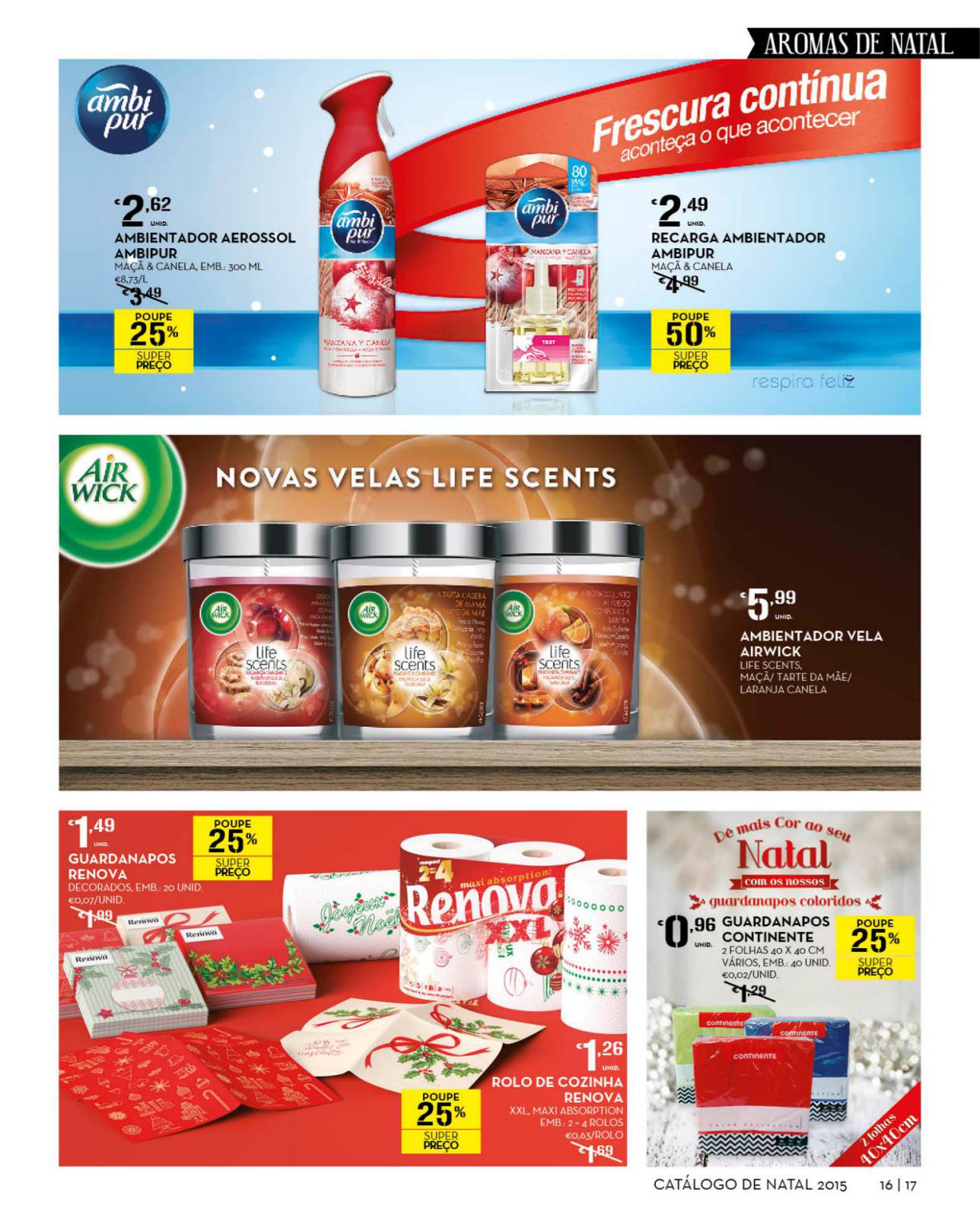 Antevisão folheto Continente especial Natal