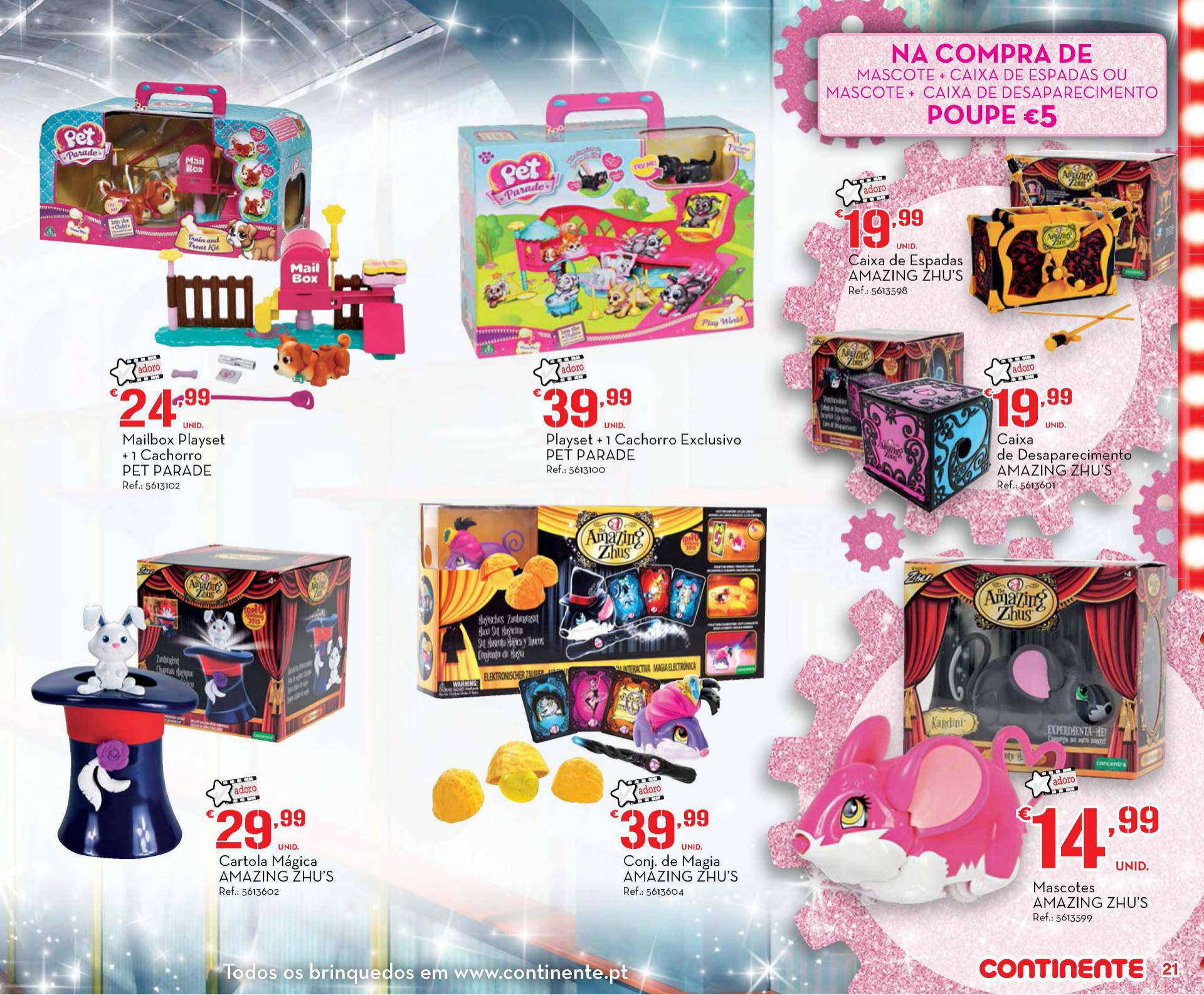 Novo folheto Continente especial brinquedos 