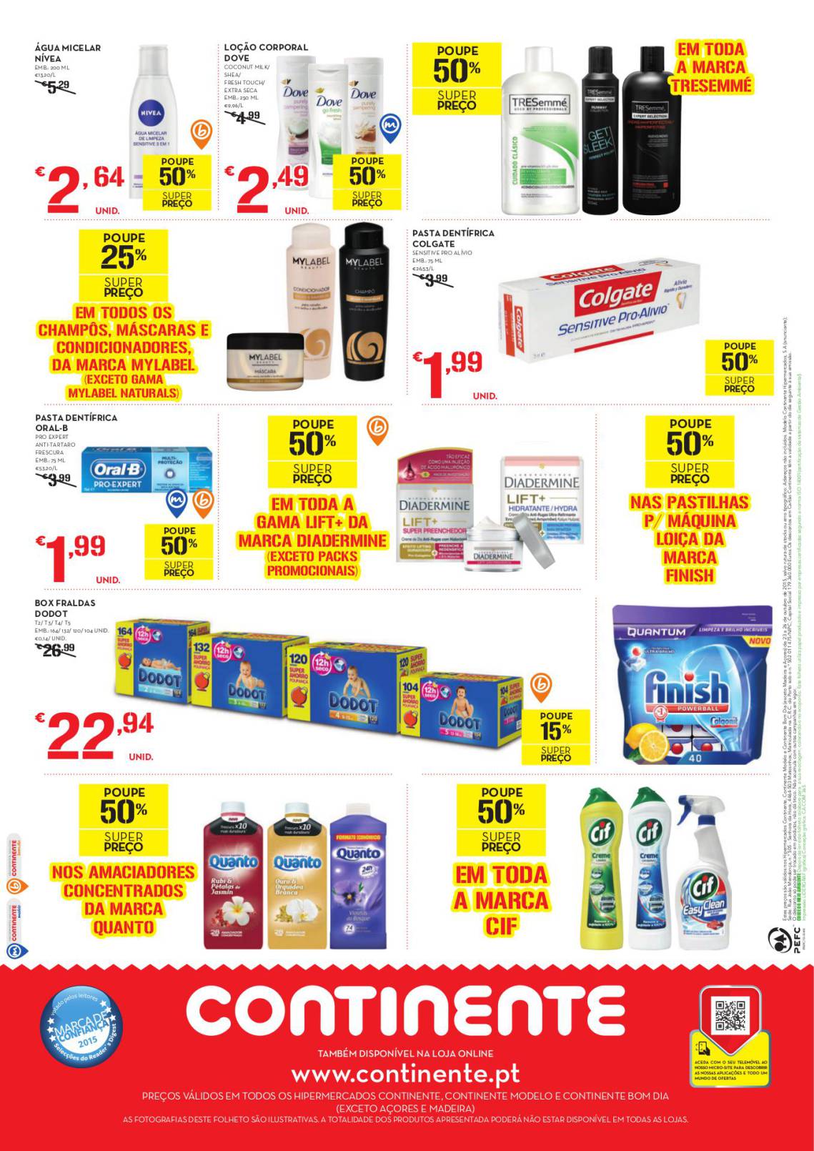 Antevisão folheto Continente especial fim semana