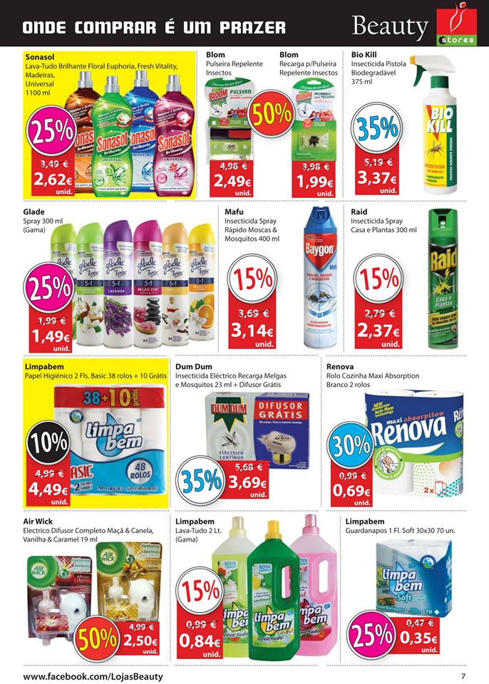 Novo folheto Beauty Stores 