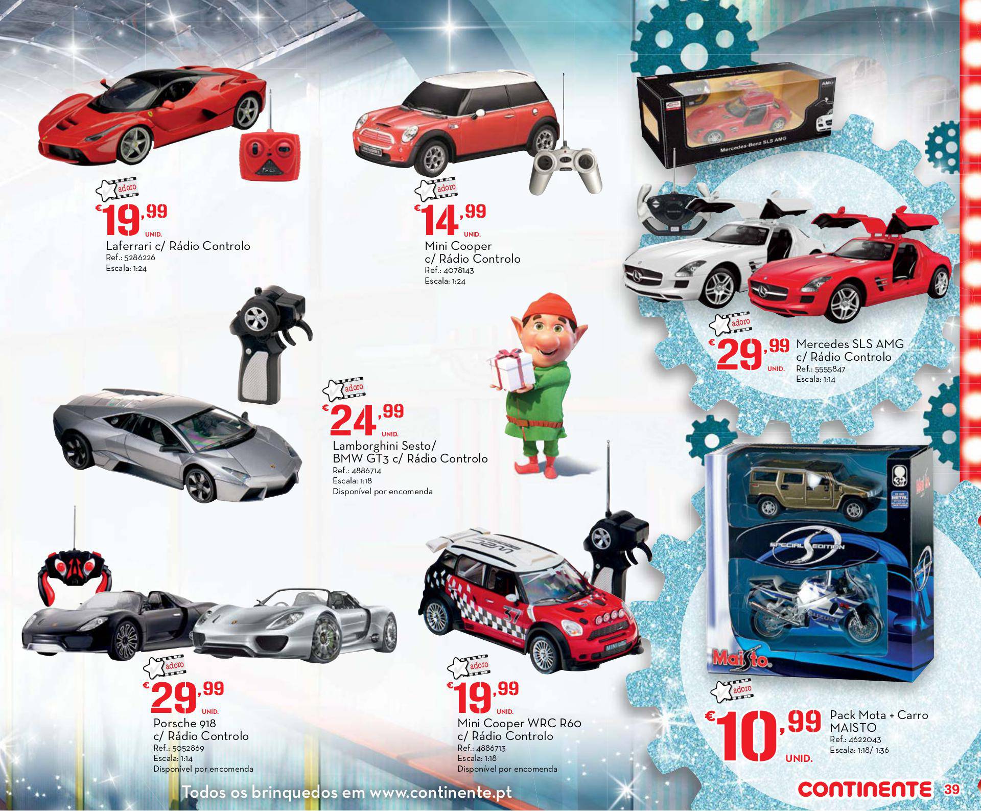 Antevisão folheto Continente especial brinquedos ilha da Madeira