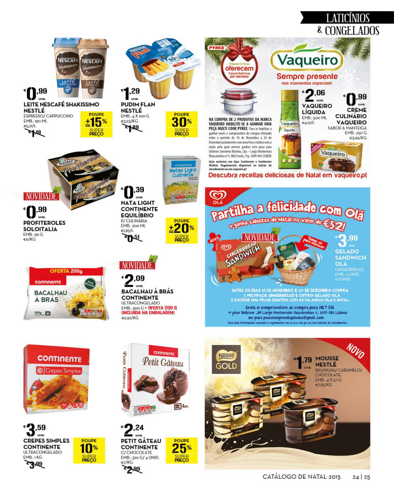 Antevisão folheto Continente especial Natal