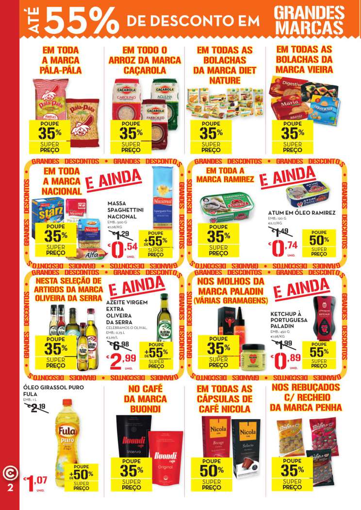 Antevisão folheto Continente Grandes Marcas